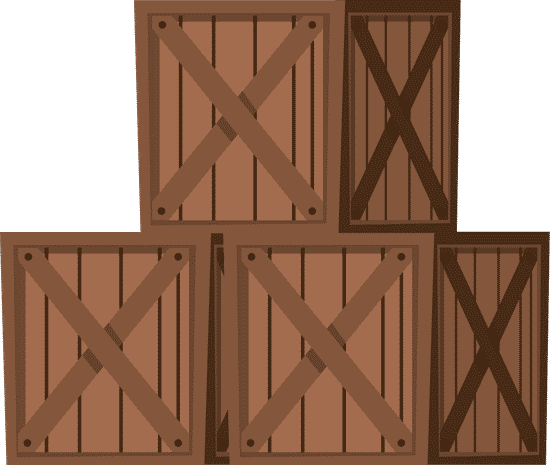 Wooden Crates and boxes